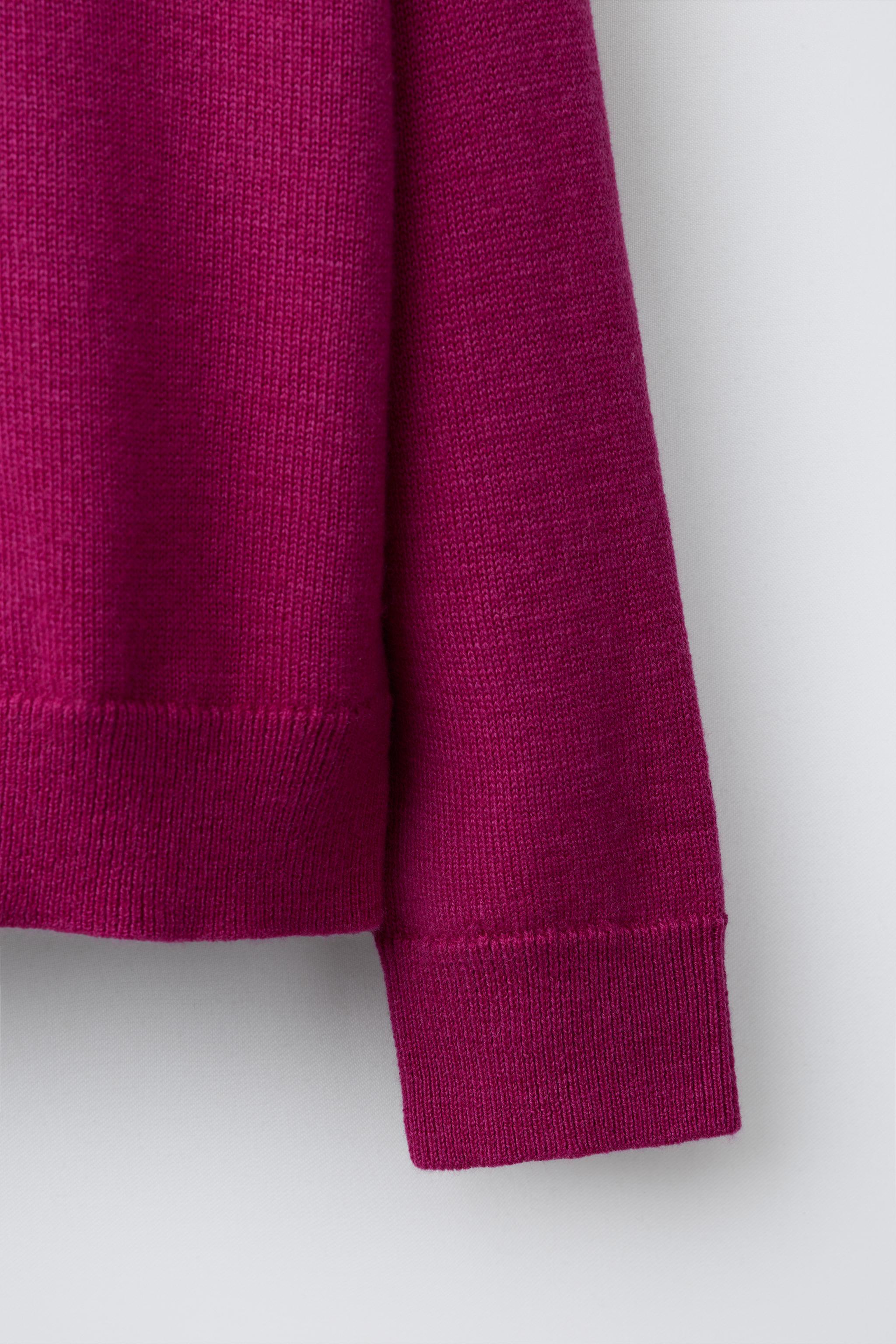 100% WOOL DOUBLE NECK JUMPER